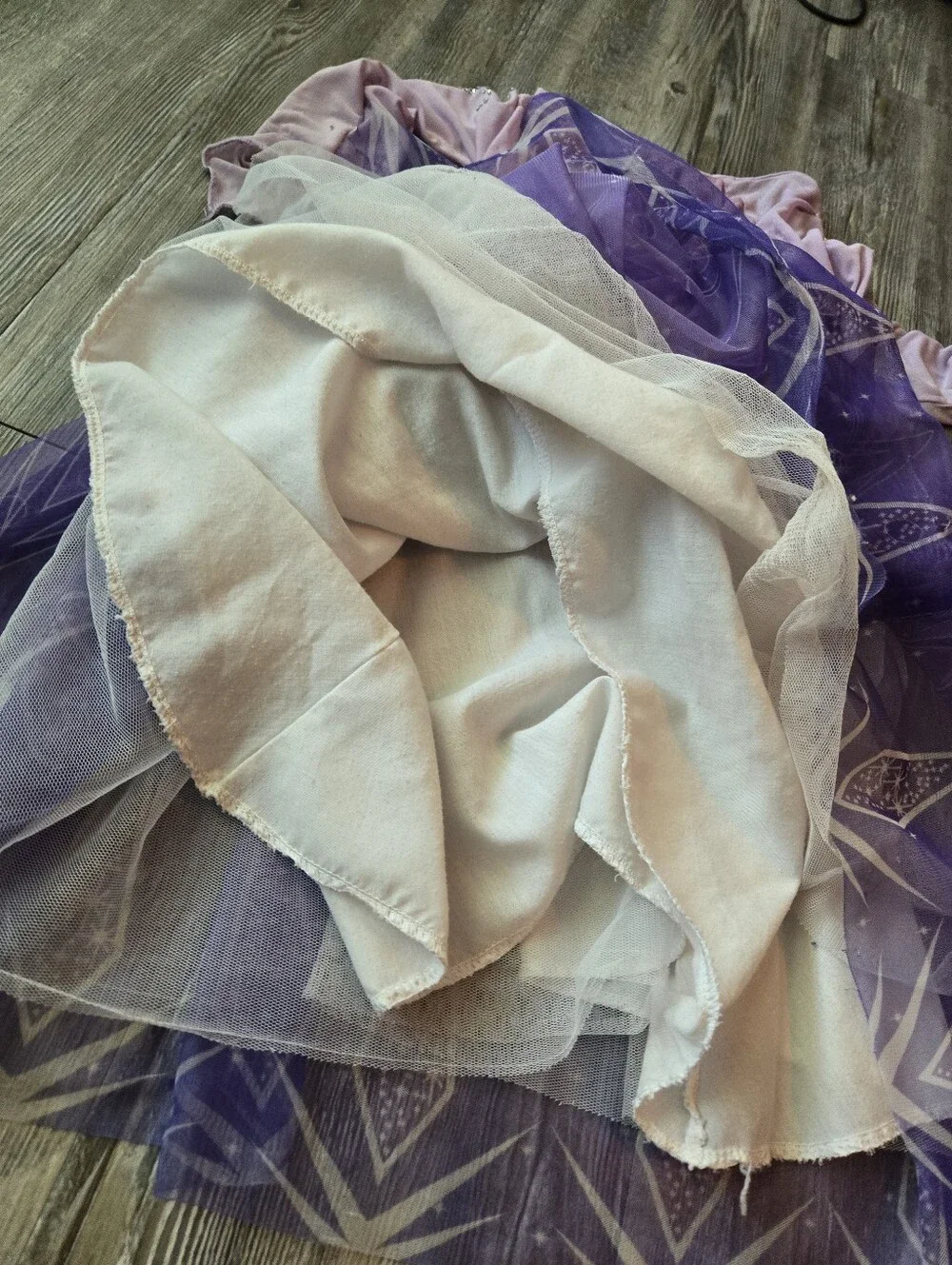 Girls Purple Sparkle Princess Costume Dress